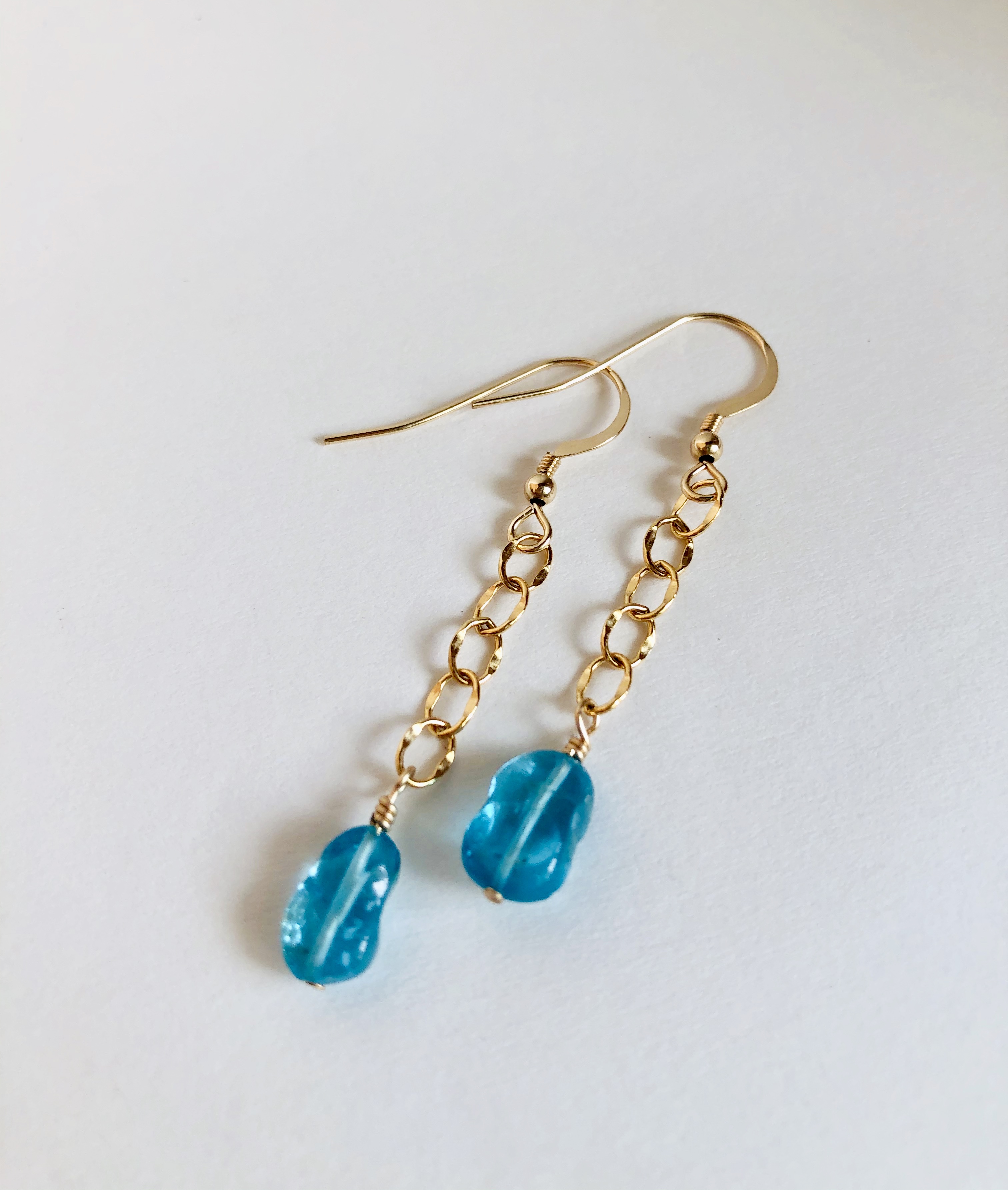 NEON APATITE EARRINGS - Facets of Ritual