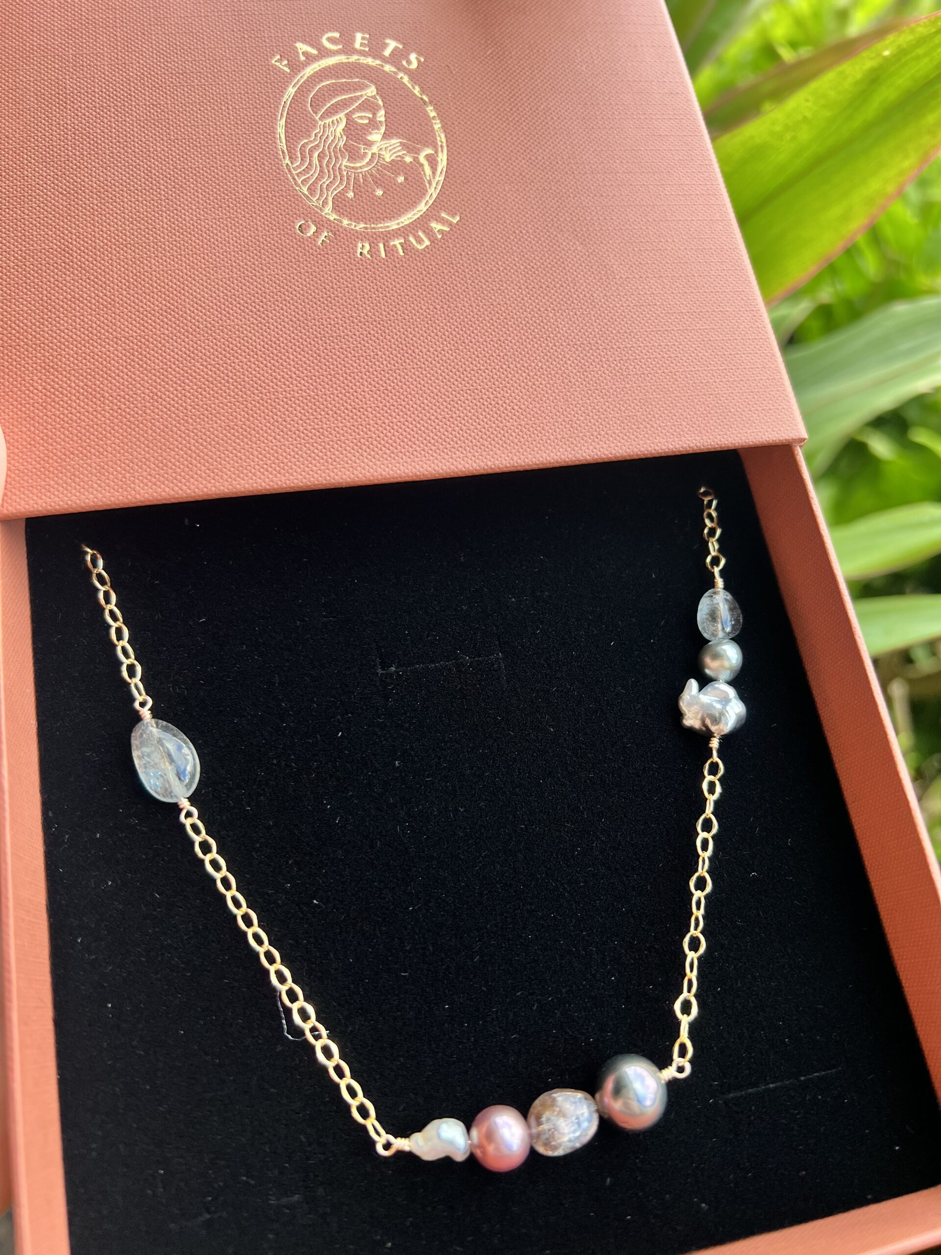 143 Pearl Gemstone Necklace