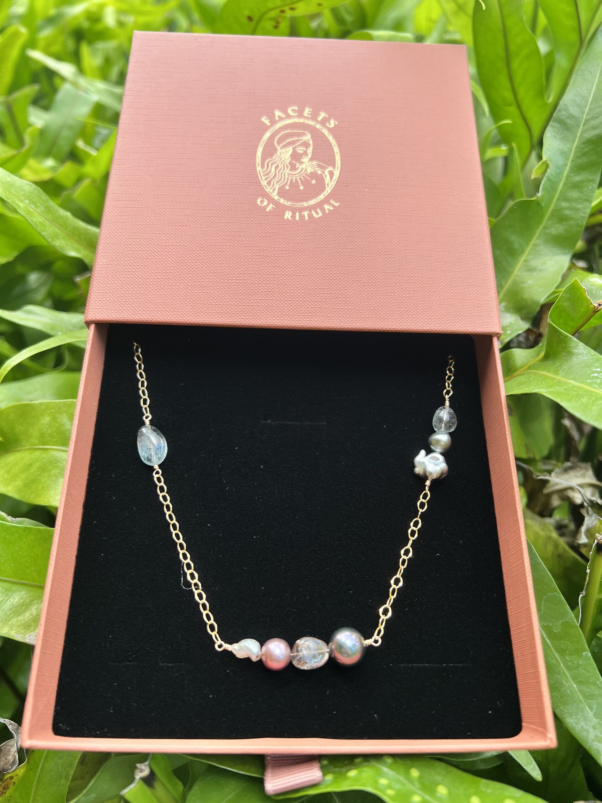 143 Pearl Gemstone Necklace