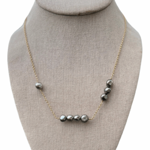 143 Tahitian Keshi Pearl Necklace