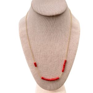 Italian coral 143 Necklace