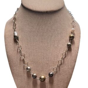 143 Silver Pearl Necklace