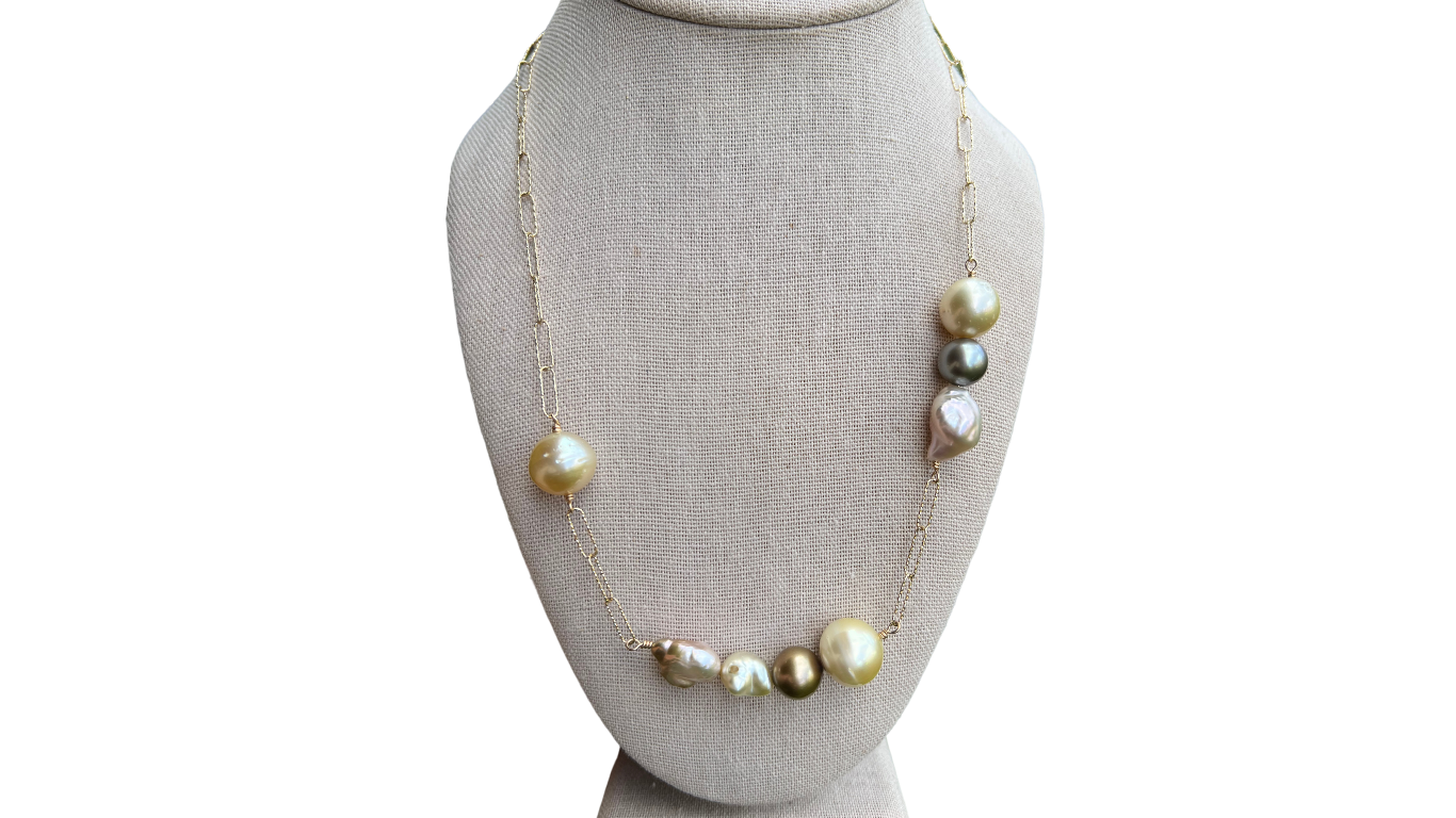 14K 143 Pastel Pearls